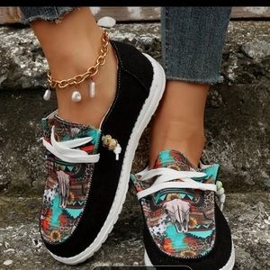 NEW Tribal/Boho Sneakers